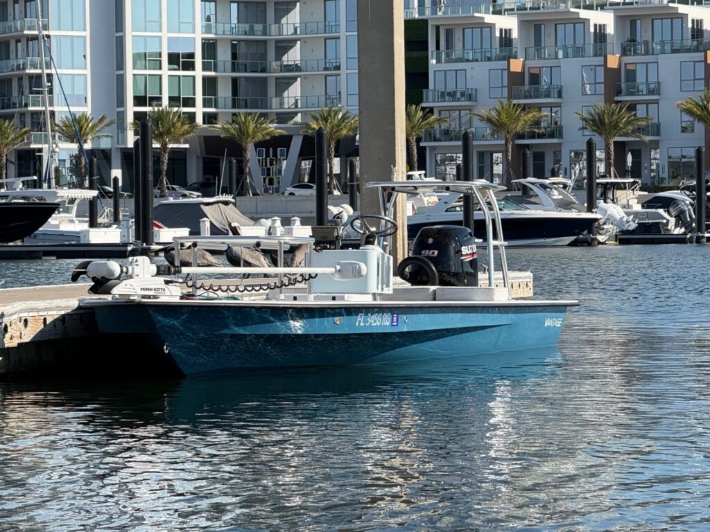 This is a picture of The Skiff with Tampa Bay Inshore Fishing Charter