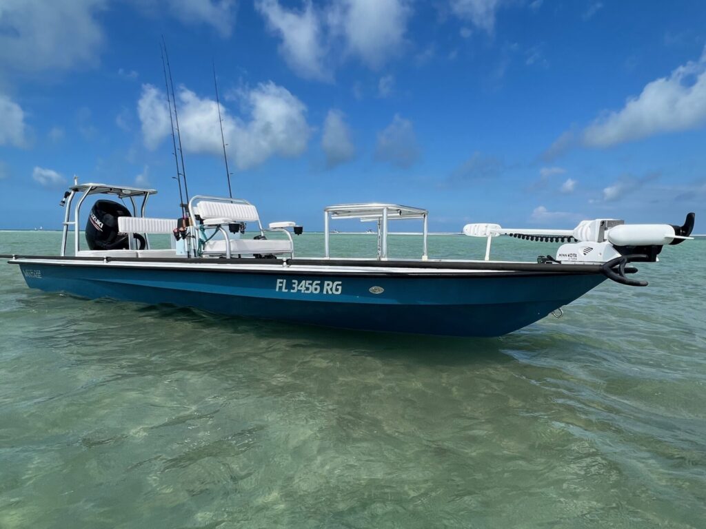 This is a picture of The Skiff with Tampa Bay Inshore Fishing Charter